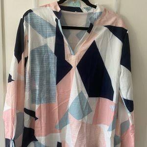 Women’s long sleeve work blouse